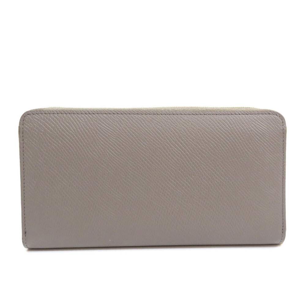 Celine Wallet logo leather motif long calfskin